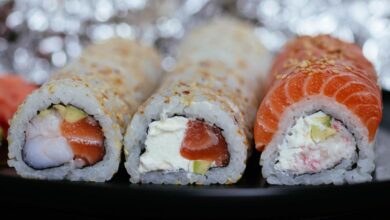 Japanese Pickle Roll (Handroll, Temaki sushi)